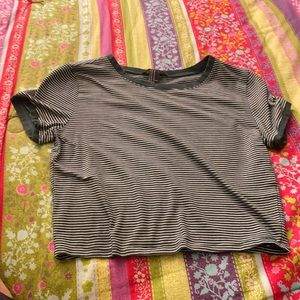 Striped Cropped T-Shirt